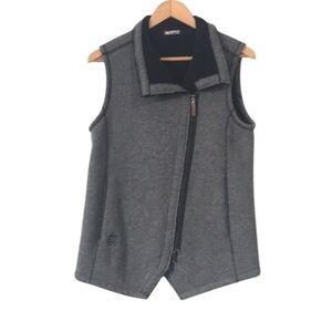 66 North Iceland wool blend Frost women’s vest side zipper gray size Large